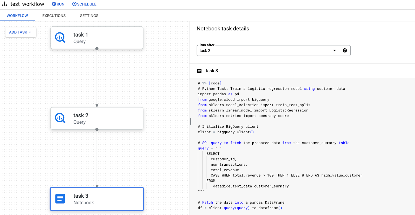 Introducing BigQuery Workflows