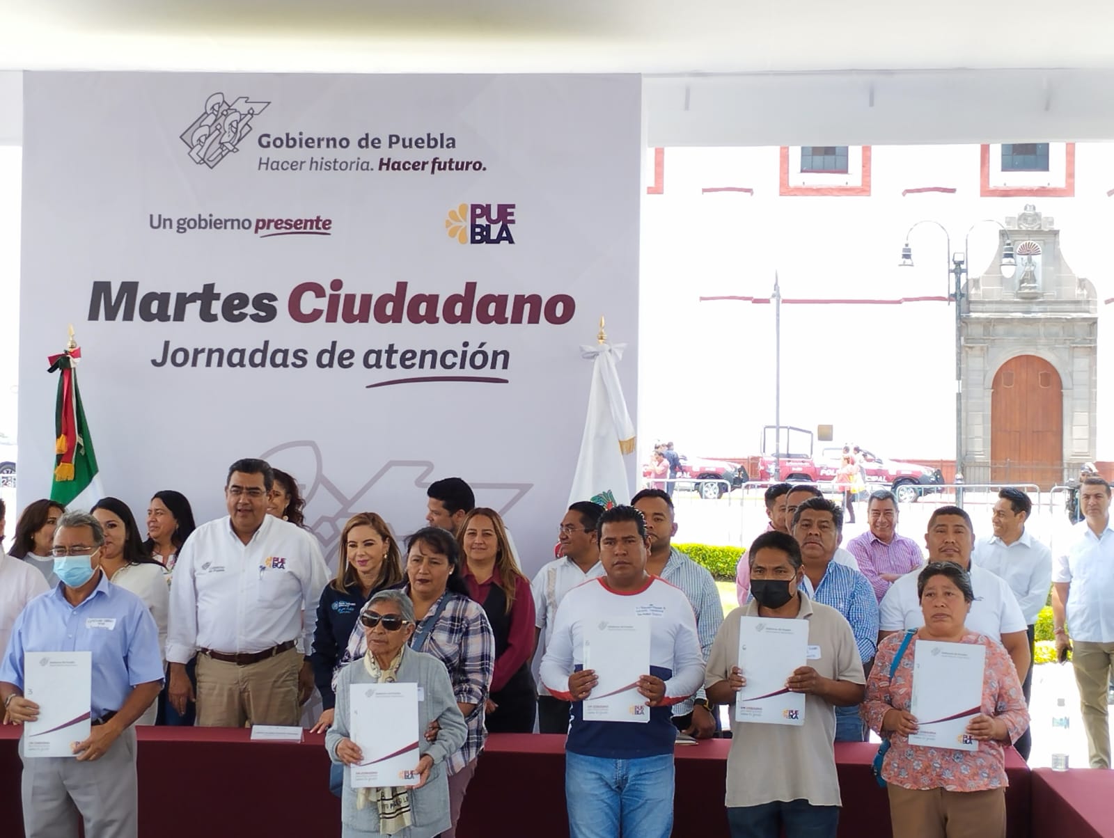 Asistencia en entrega de Títulos de Propiedad con sede San Pedro Cholula