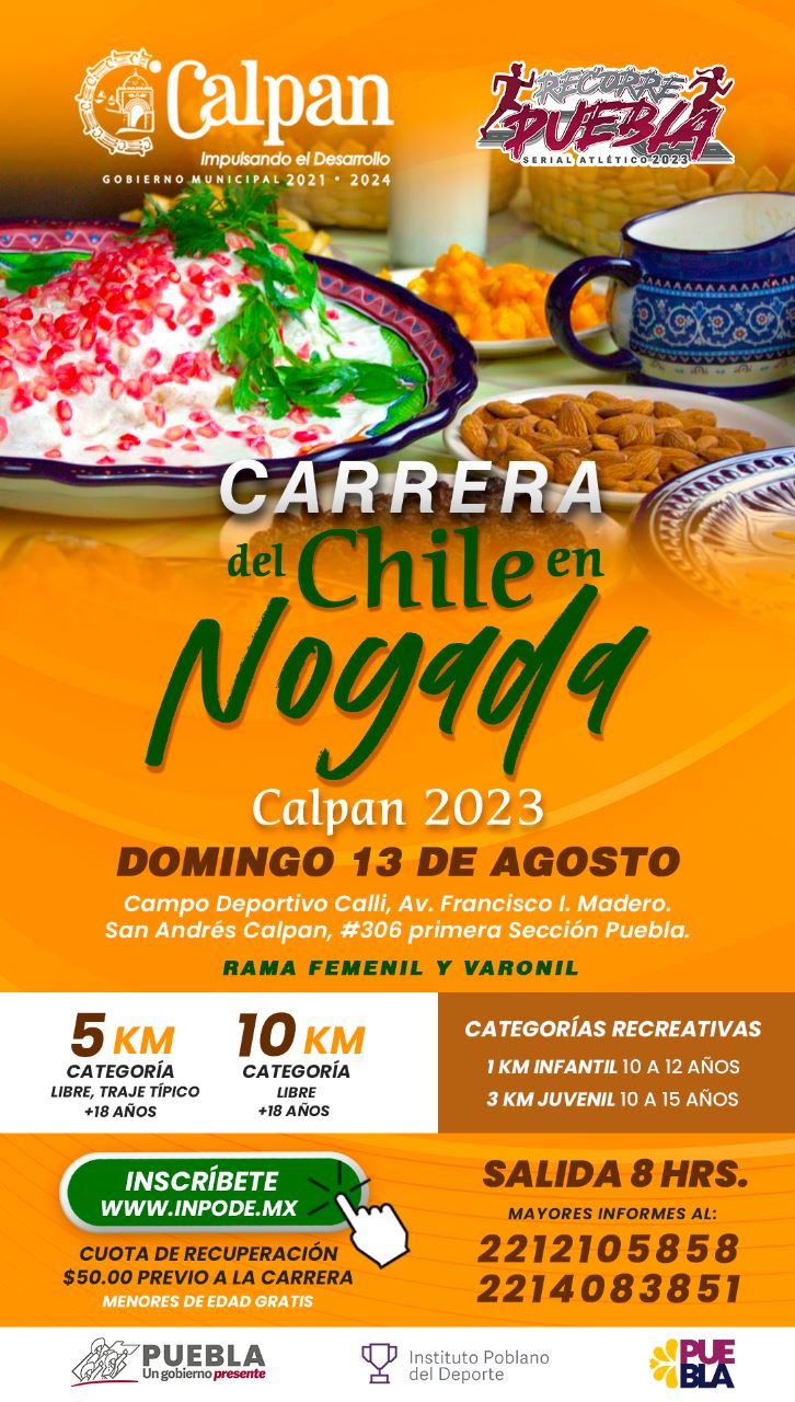 Primera Carrera del Chile en Nogada