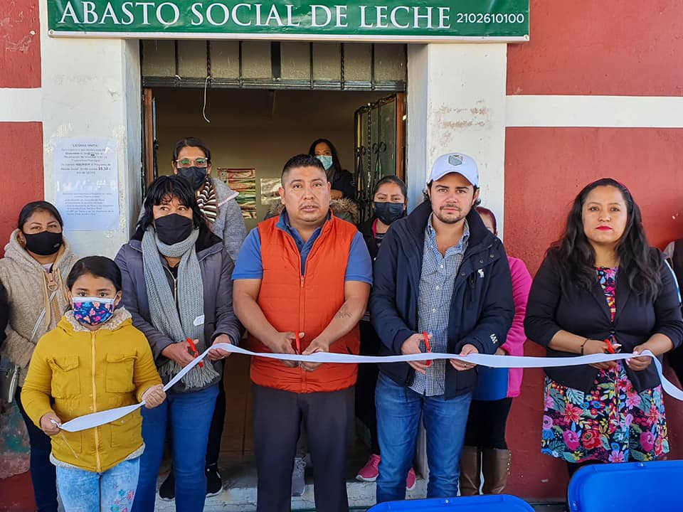 Inauguración de Lecheria LICONSA en Calpan