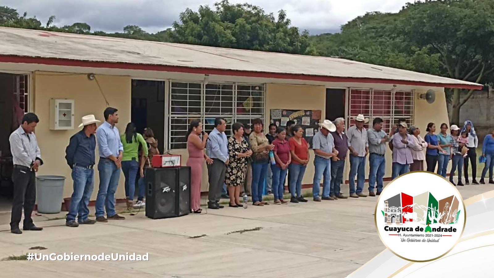 Inicio de obra Techado de Plaza de Usos Múltiples de Escuela Primaria Benito Juárez