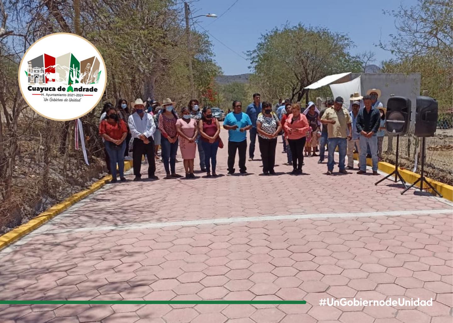 Inauguración y conclusión de Obra de la Calle Nicolas Bravo