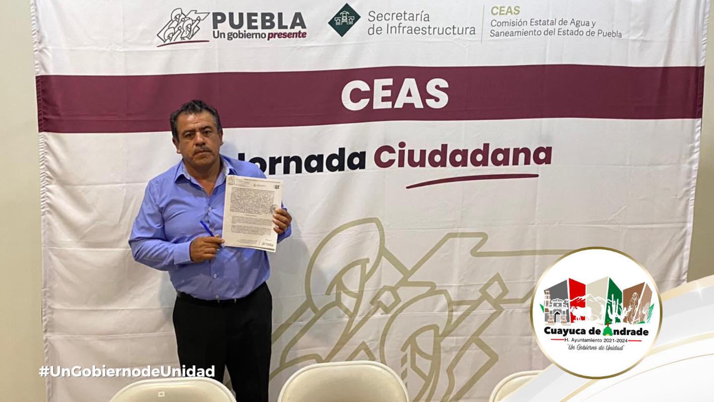 Firma de convenio para Programa PROAGUA2023