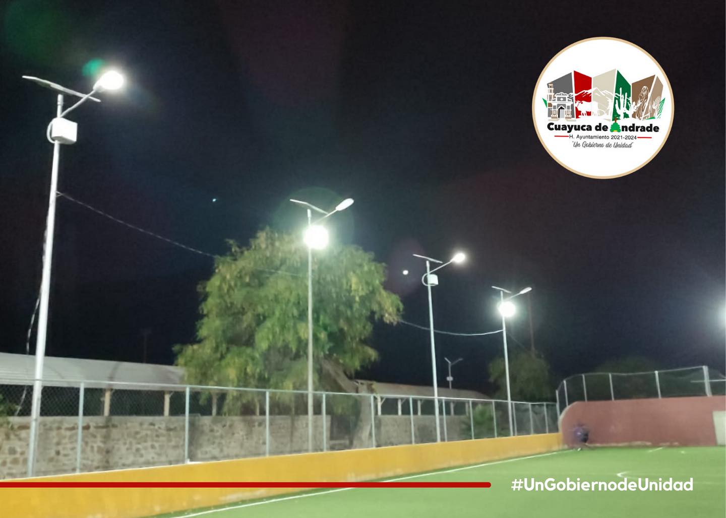 Rehabilitación de Luminarias en Unidad Deportiva