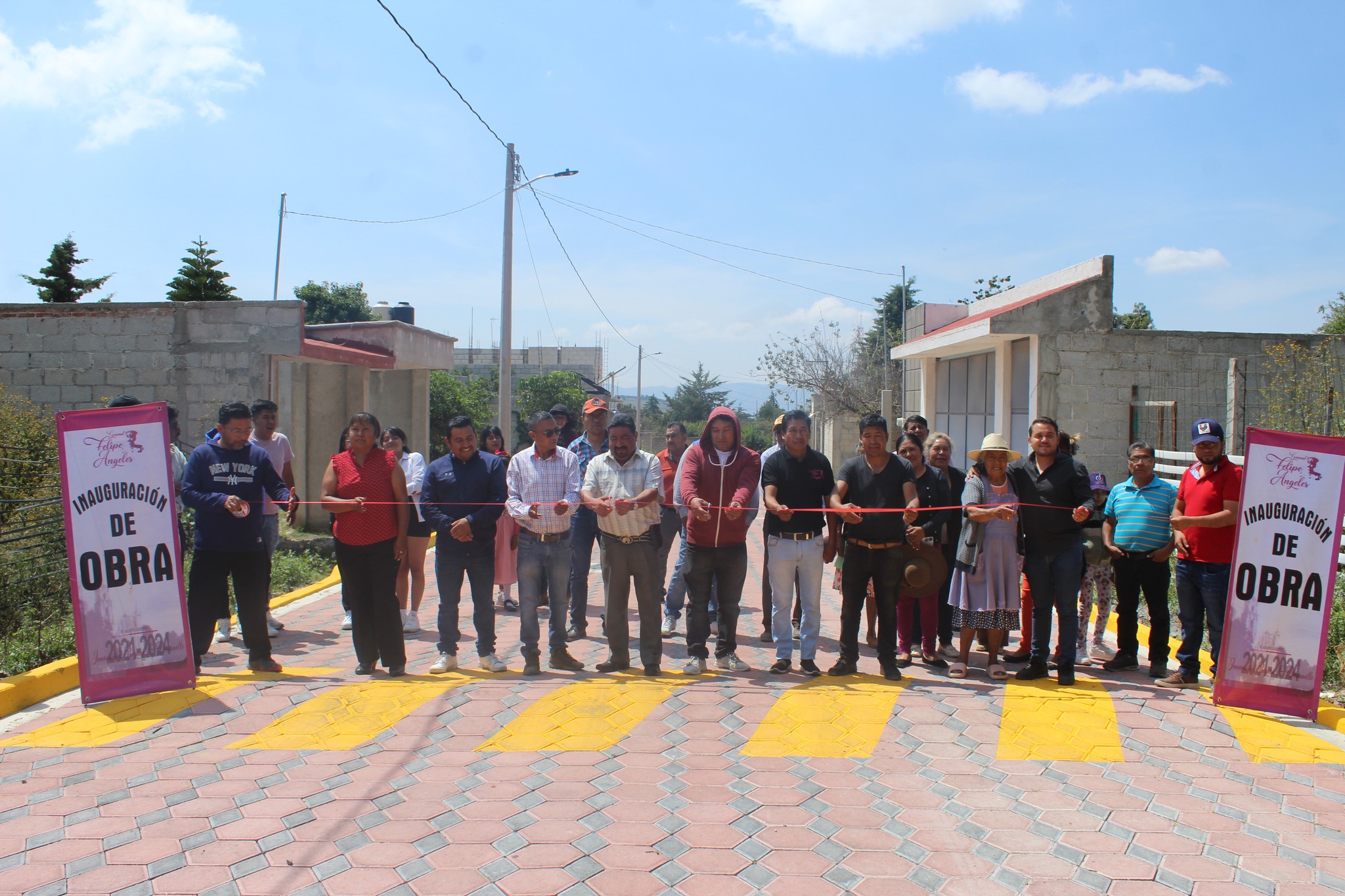 Inauguración de Calle Privada 5 Norte