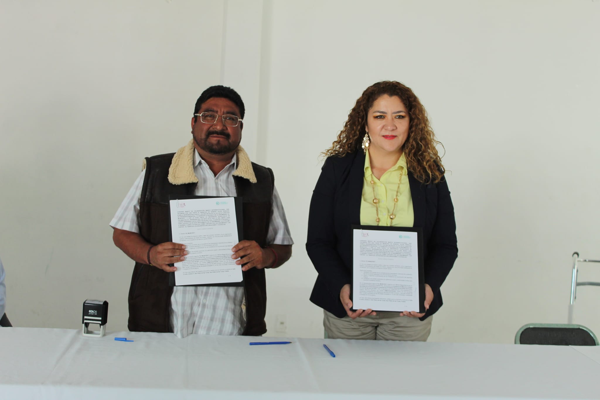 Firma de Convenio con la Universidad Tecnológica de Tecamachalco  UTTECAM