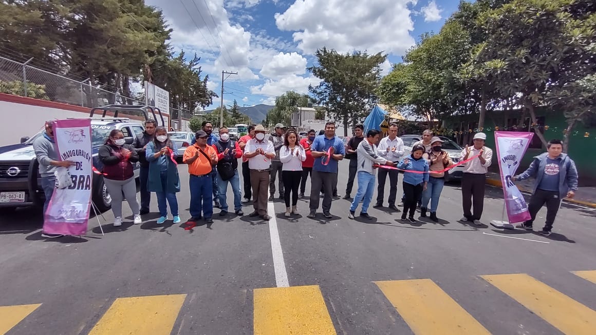 Inauguracion de carretera a Santa Úrsula Chiconquiac