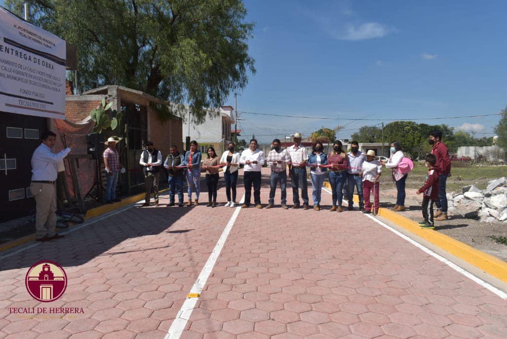 Inauguración de obra Adoquinamiento de la Calle 2 Norte