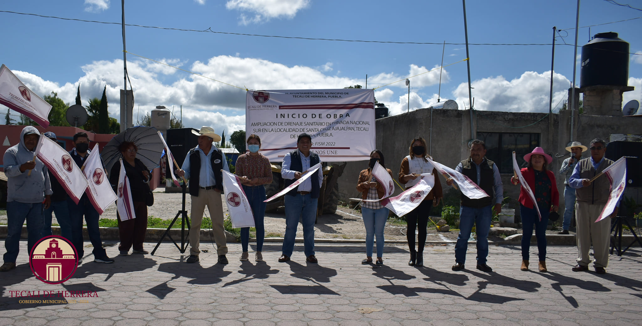 Banderazo Inicio de Obra en Santa Cruz