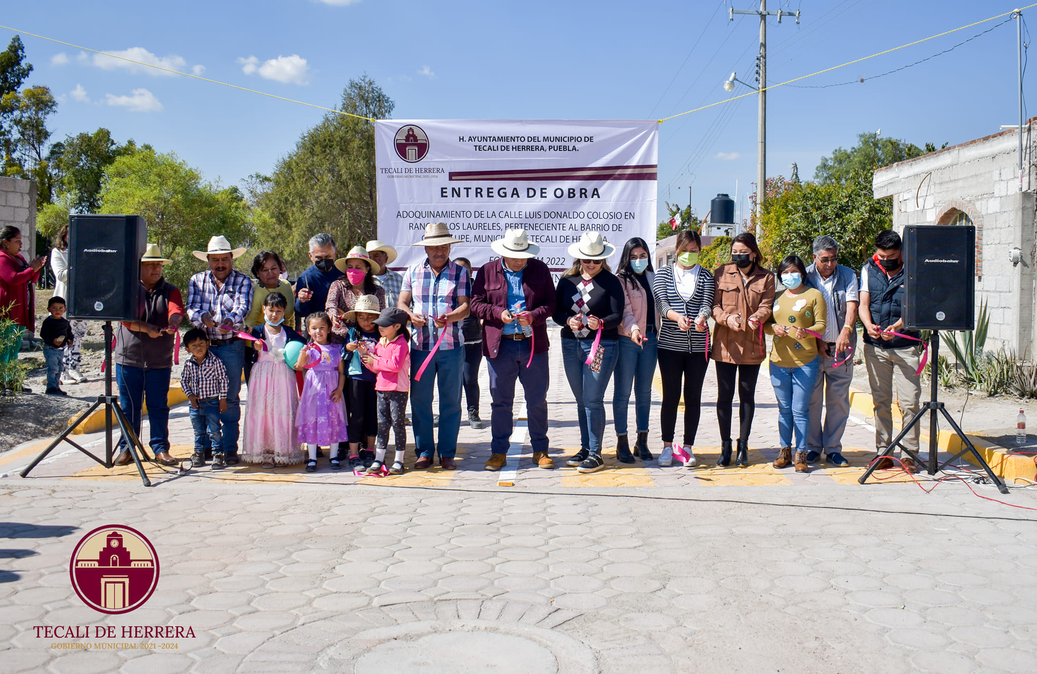 Entrega de Obra Adoquinamiento Calle Luis Donaldo Colosio