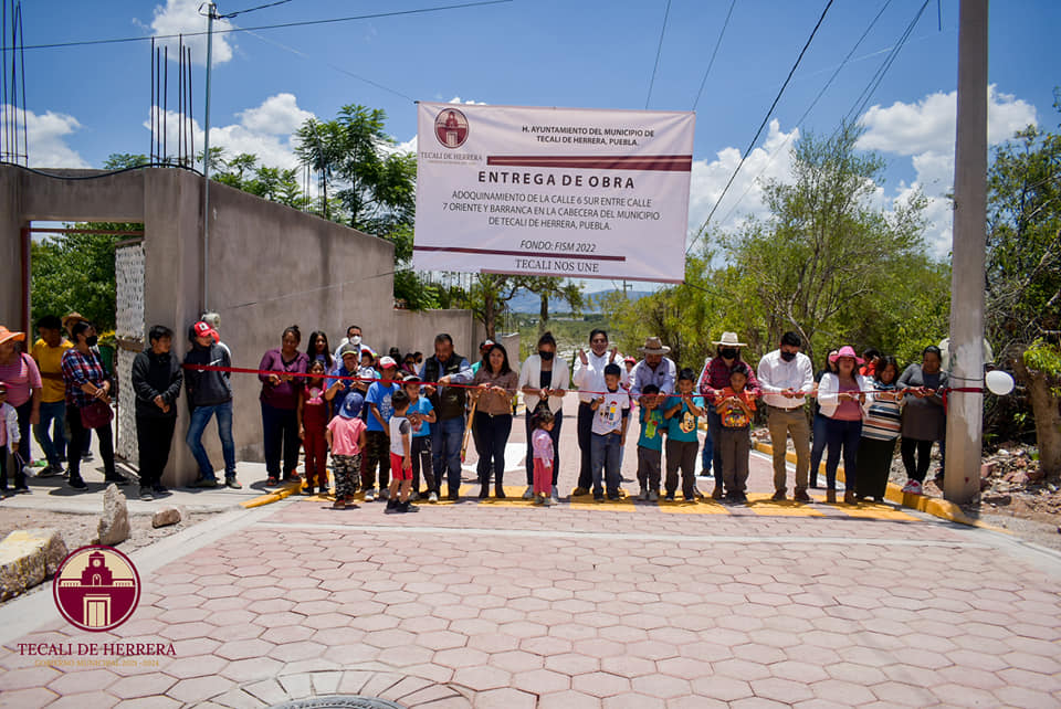 Inauguración de obra Adoquinamiento de la Calle 6 Sur