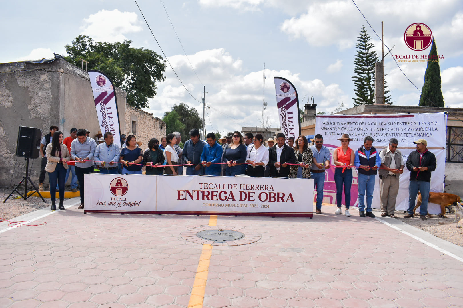 Entrega de obra en San Buenaventura