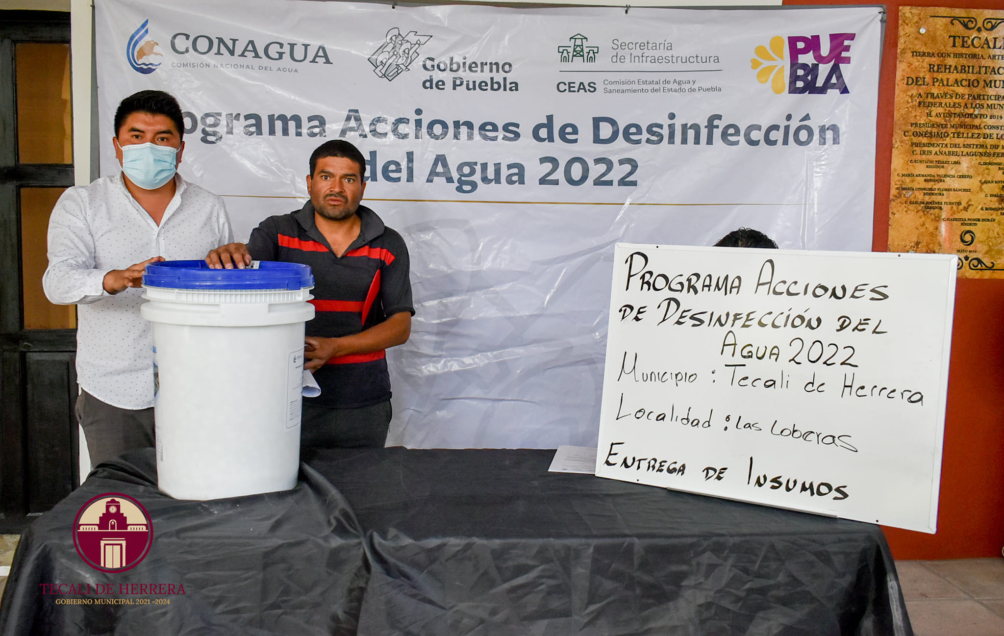 Entrega de Suministros de Desinfección del Agua