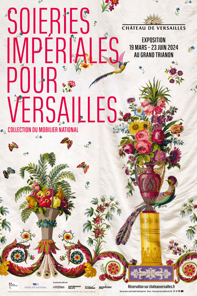 Soieries impériales pour Versailles, collection du Mobilier national