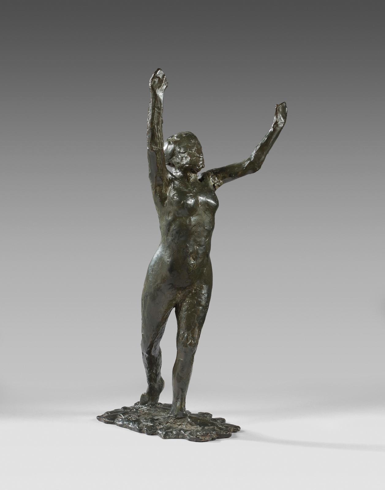 Statue Danseuse Degas Façon Bronze Veronese Résine 19 Cm Sculpture
