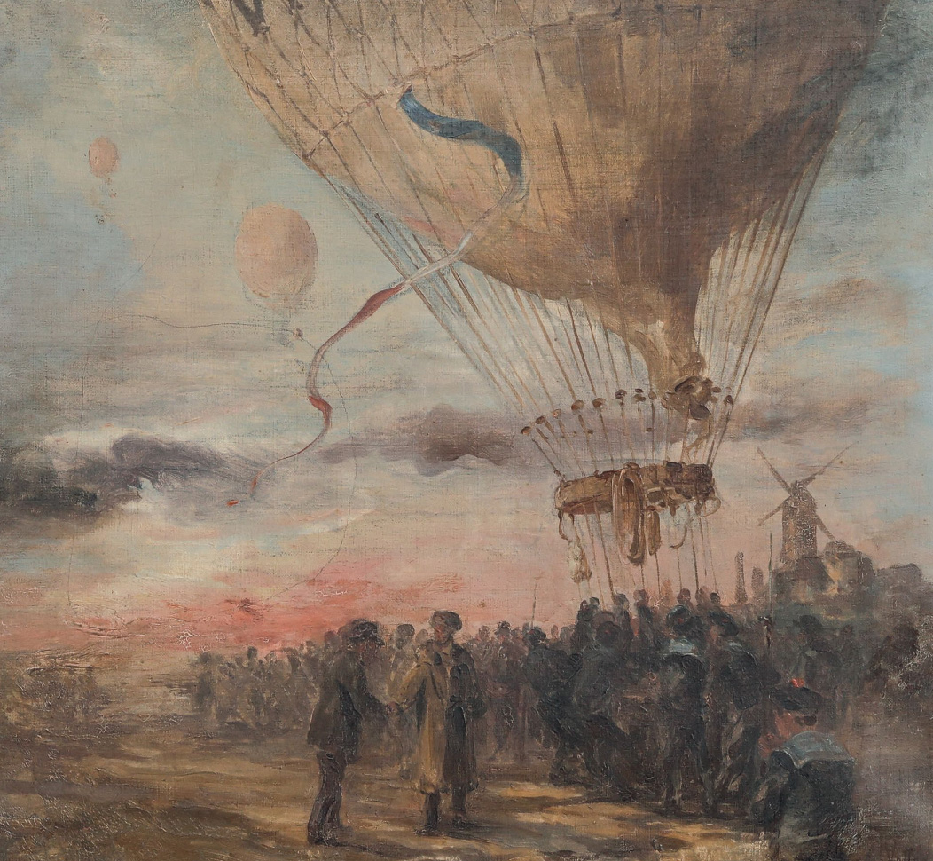 Jeu De Société Ancien Rare "Gonflons Les Ballons" Montgolfières Années 1930 Boîte