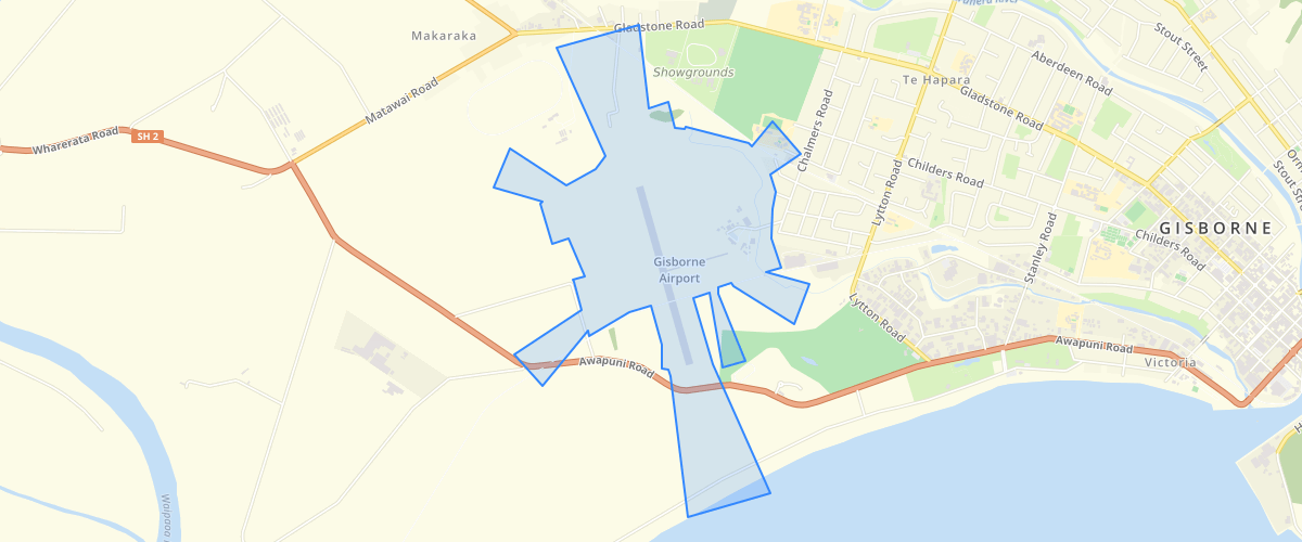 Gisborne Airport Protection Overlay