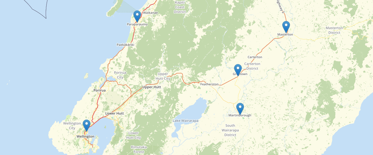 Ambulance Stations in the Wellington Region