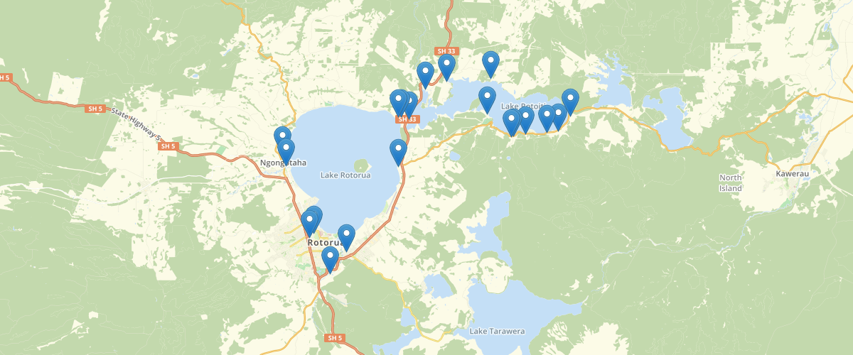 BoP Marae Locations