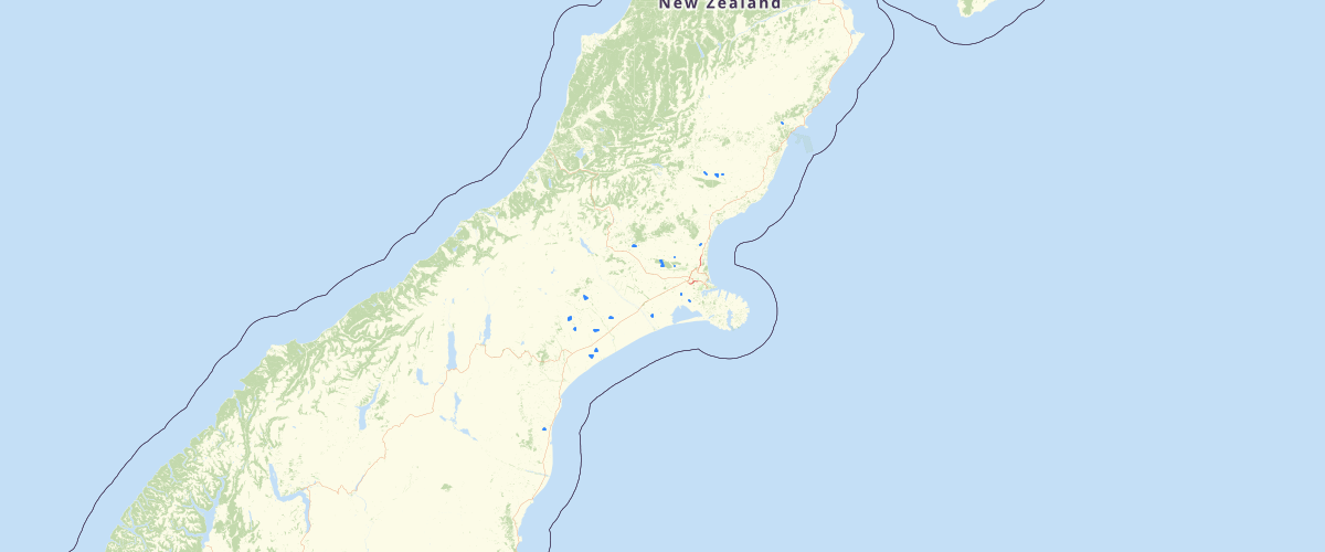 Canterbury - Effluent Dairy Discharge Areas - Consented Activities