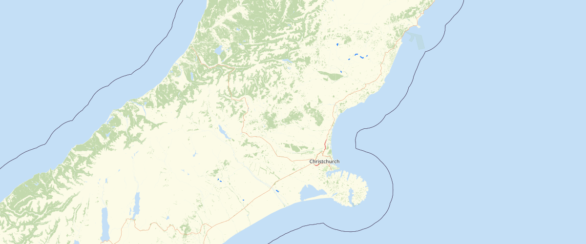 Canterbury - Flood protection vegetation boundary