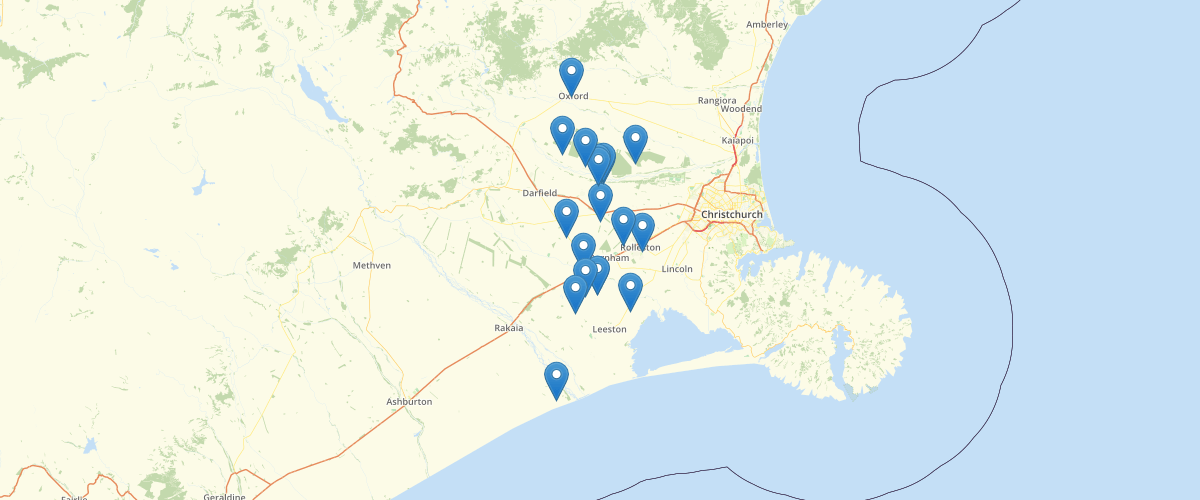 Canterbury - Groundwater Level Monitoring Sites - All