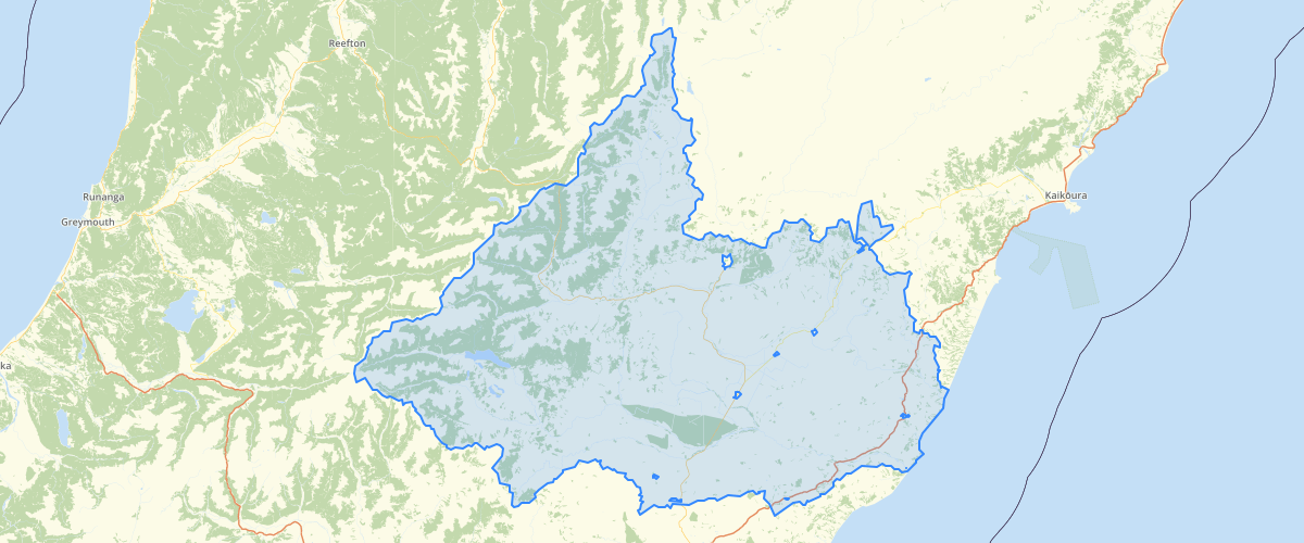 Canterbury - Hurunui Waiau River Regional Plan - Nutrient Management Area