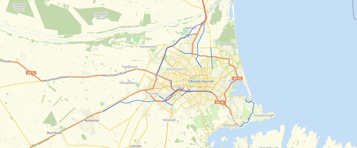 Canterbury - Land Use Recovery Plan - Arterial Road Improvement Timelines