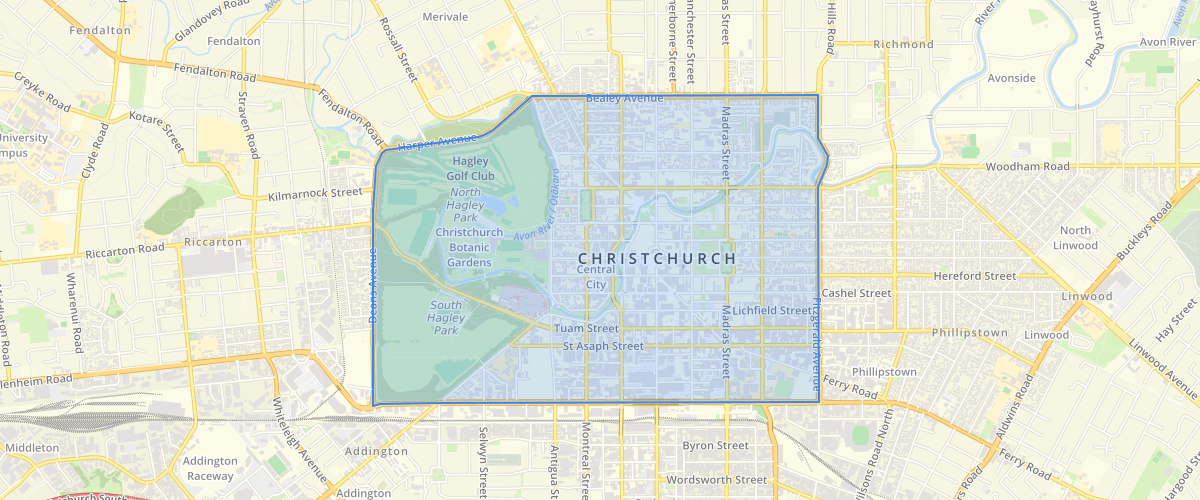 Canterbury - Land Use Recovery Plan - Christchurch Central Recovery Plan Area