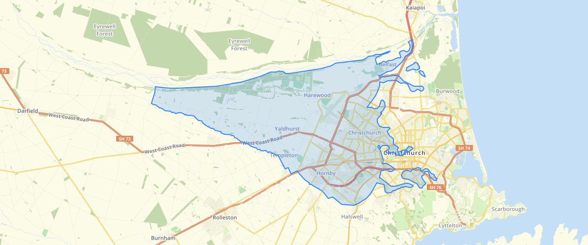 Canterbury - LWRP - Christchurch Groundwater Protection Zone