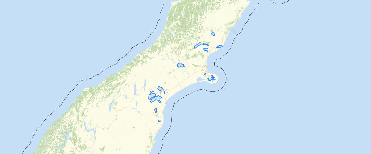 Canterbury - LWRP - Flow Sensitive Catchments