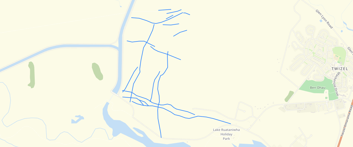 Canterbury - Ostler Fault Zone Active Fault Lines and Fold Axes 2010