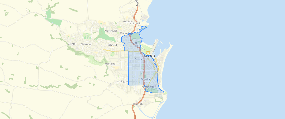 Canterbury - RCEP - Timaru Noise Control Boundary