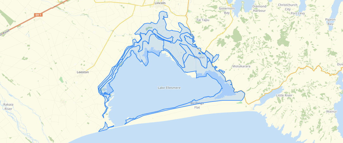 Canterbury - River Rating Districts - Large Managed