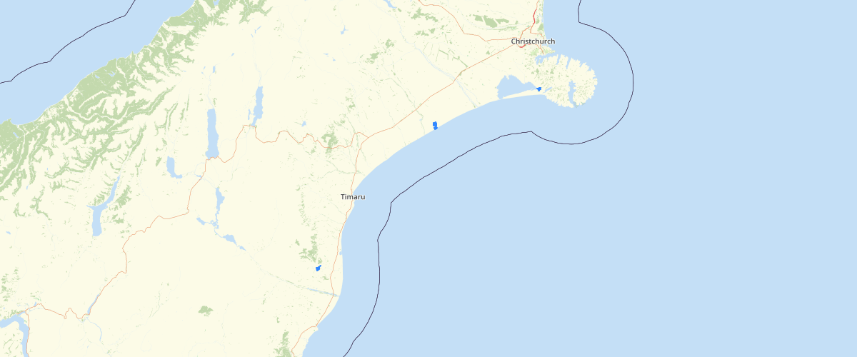 Canterbury - River Rating Districts - Localised Drainage