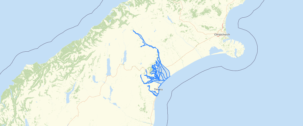 Canterbury - Timaru liquefaction susceptibility 2013