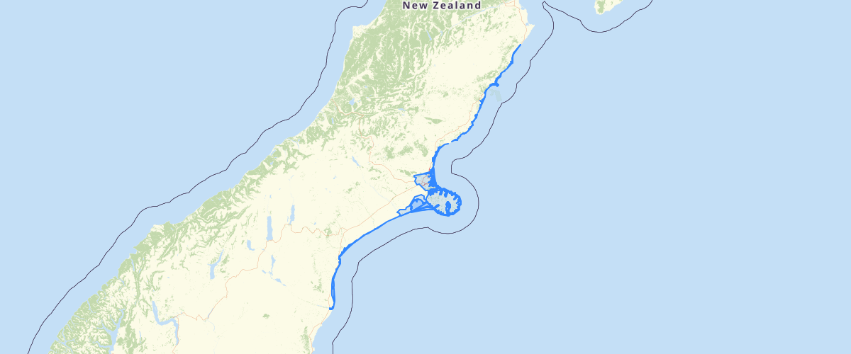 Canterbury - Tsunami Evacuation Zones