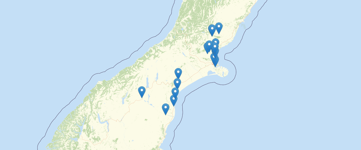 Canterbury - Water Quality - Stream Health Sites