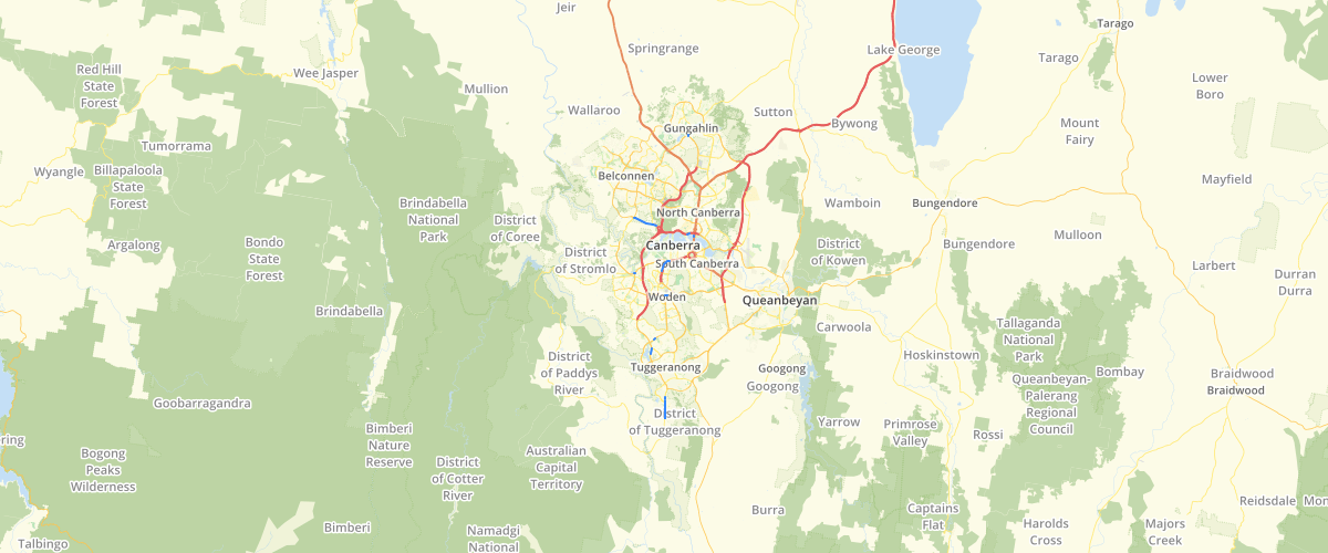 Australia - Congestion on major roads during 2016 AM peak - Audit 2019