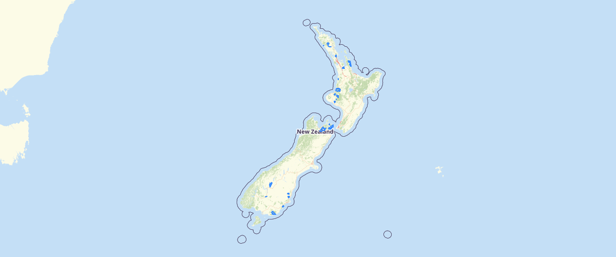 DOC Feral Goat Distribution