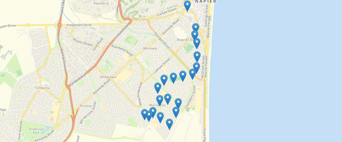 Hawkes Bay Bus Stops - Hawkes Bay Regional Council