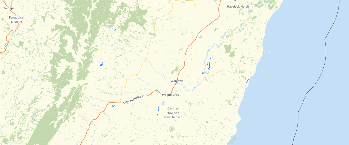 Hawkes Bay Central Hawkes Bay Fault Avoidance Zones 2013 - Hawkes Bay Regional Council