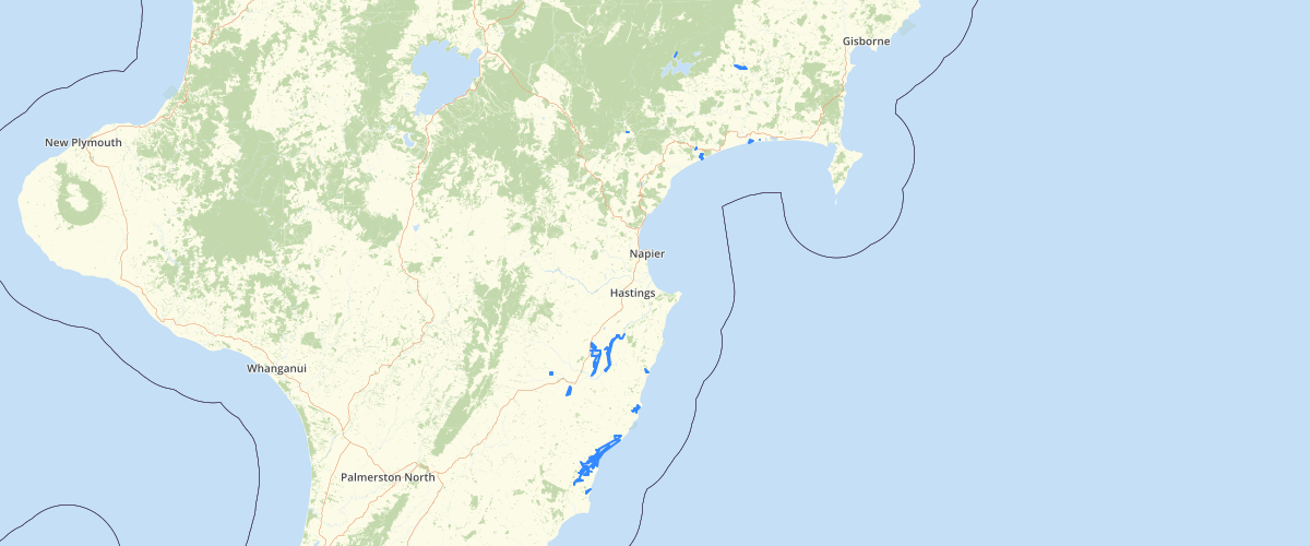 Hawkes Bay CHBDC HDC WDC Liquefaction Severity - Hawkes Bay Regional Council