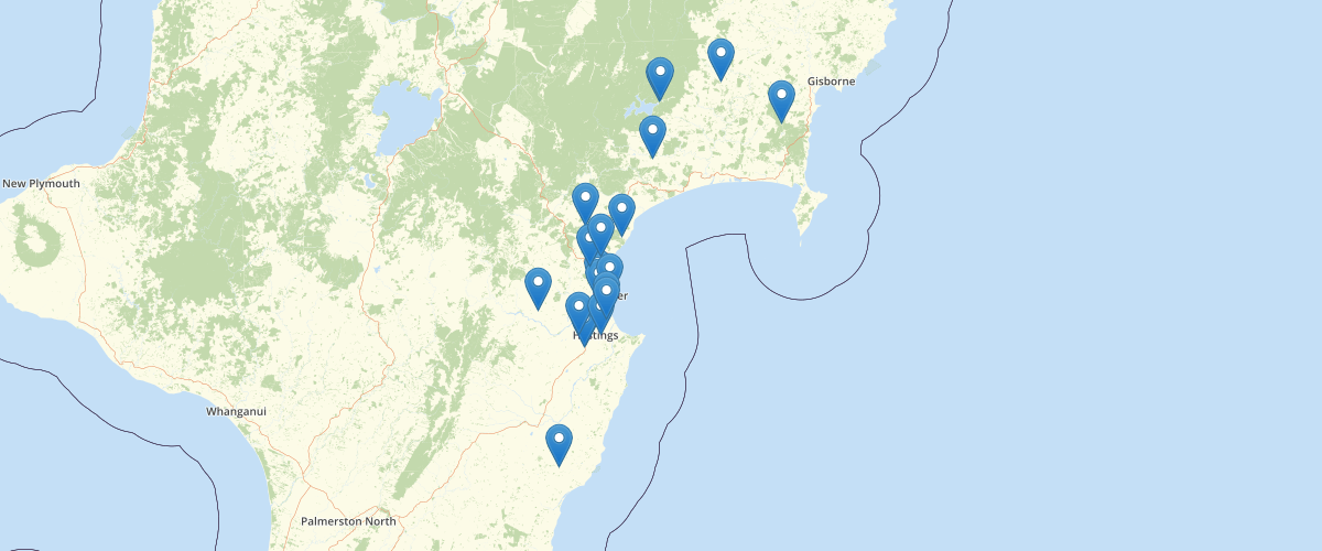 Hawkes Bay LAWA Monitoring Site Reference Data - Hawkes Bay Regional Council