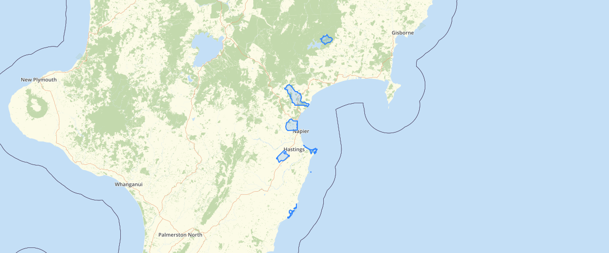 Hawkes Bay Water Management Catchments - Hawkes Bay Regional Council