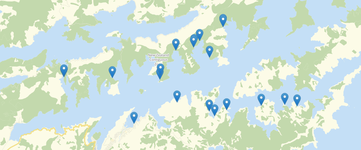 Marlborough - Foreshore Structures Points