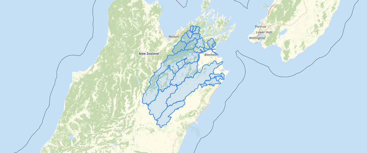 Marlborough - MEP - Freshwater Management Unit - Map 2