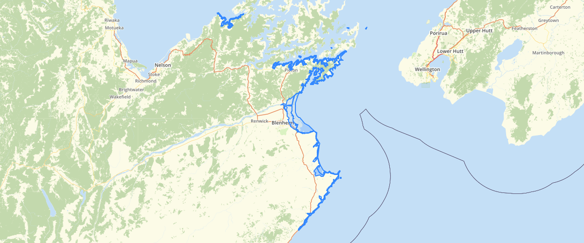 Marlborough - Tsunami Evacuation Zones