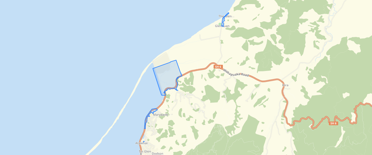 Nelson - Sea Level Rise - Aep 1 pct 230