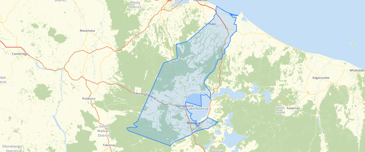 Ngati Rangiwewehi Area